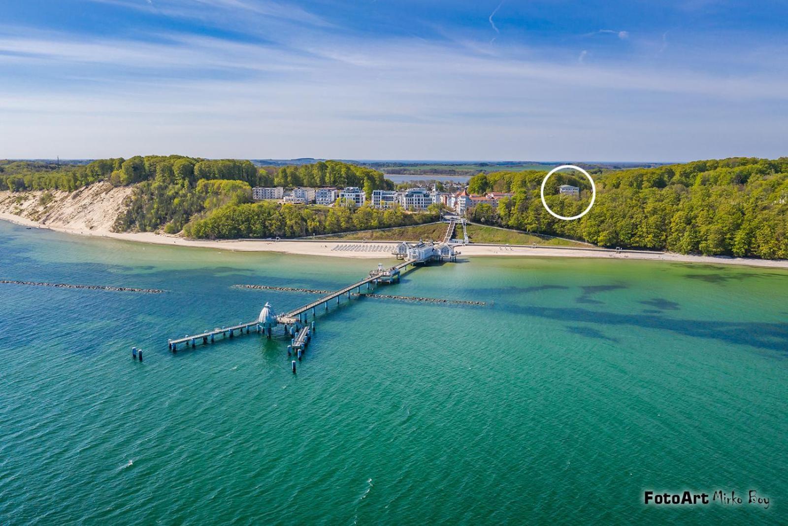 Residenz Seeblick Fewo 18 Mit Balkon Und Ostseeblick Sellin  Esterno foto